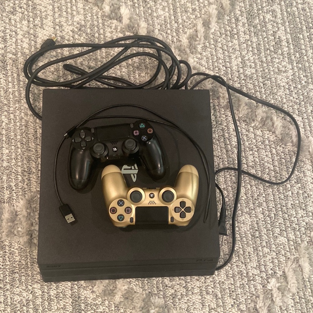 black playstation 4 pro